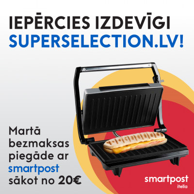 Покупай выгодно на SuperSelection.lv с доставкой Smartpost!