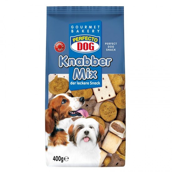 Perfecto Dog Barības piedeva suņiem 400 g, "Knabber Mix".