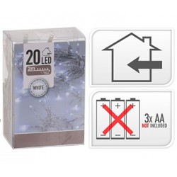 LED lampiņu virtene, iekštelpām,20 lampiņas, 2m NY