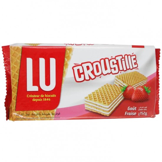 Вафли LU CROUSTILLE 152г, клубника