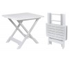 Saliekamais galds WHITE