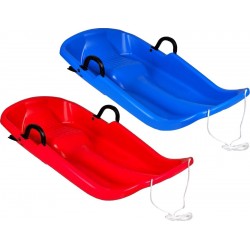 Пластиковые санки - синие/красные с тормозом 80 см