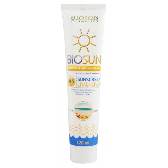 BIOTON Saules aizsargkrēms bērniem 45 SPF 120ml