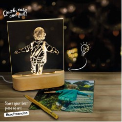 Led lampa ar maināmo dizainu SCRATCH&ART 2.5W