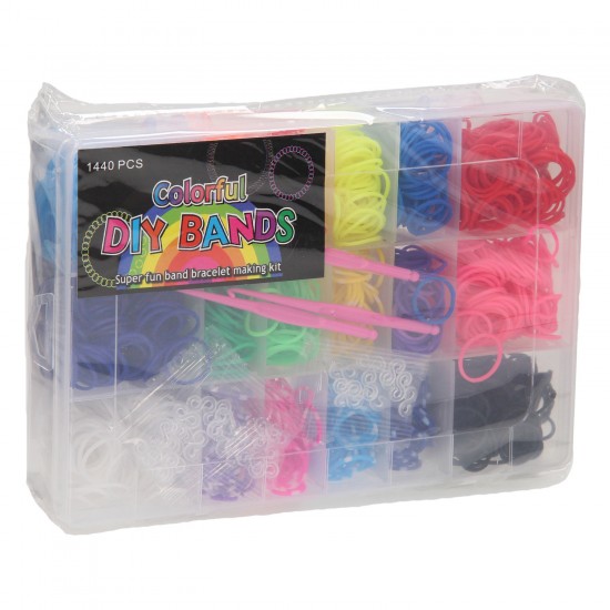 Komplekts Loom Bands 1440 gab 20x13.8x4cm