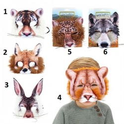 Maska dzīvnieks 6 veidi Maska dzīvnieks 6 veidi