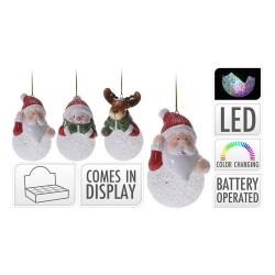 Новогоднее украшение NY - разные виды с LED подсветкой Новогоднее украшение NY - разные виды с LED подсветкой