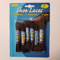 Шнурки 6х2 шт. 12x90 см