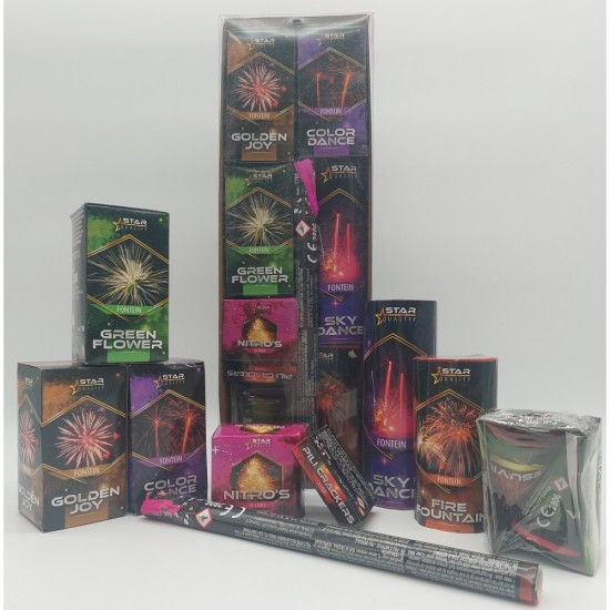 Uguņošanas komplekts 9 gab