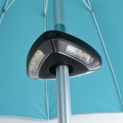 Apgaismojums piestiprināmais pie saulessarga