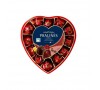Конфеты MAITRE TRUFFOUT Pralines, HEART, 140g из темного шоколада с начинкой из вишни