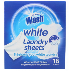 Absorbējošas salvetes baltai veļai AT HOME, 16 gab. Absorbējošas salvetes baltai veļai AT HOME, 16 gab.