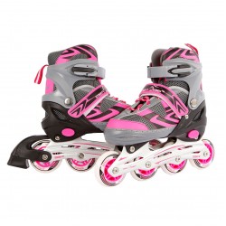 Skrituļslidas "Street Rider" pink/grey (35-38)