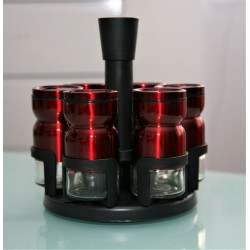 Statīvs garšvielām SCHAFER - sarkans