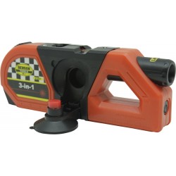 Mērlente ar lāzeru un līmeņrādi 3 in 1, 3 metri Mērlente ar lāzeru un līmeņrādi 3 in 1, 3 metri