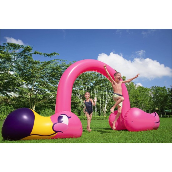 Ūdens rotaļu atrakcija BESTWAY BABY FLAMINGO, 340X110X192 CM
