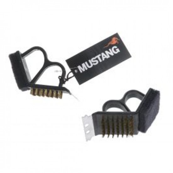 Birstīte grila tīrīšanai "Mustang" 9x12cm