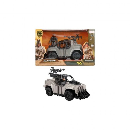 Rotaļu automašīna ALFAFOX Buggy + figūriņa