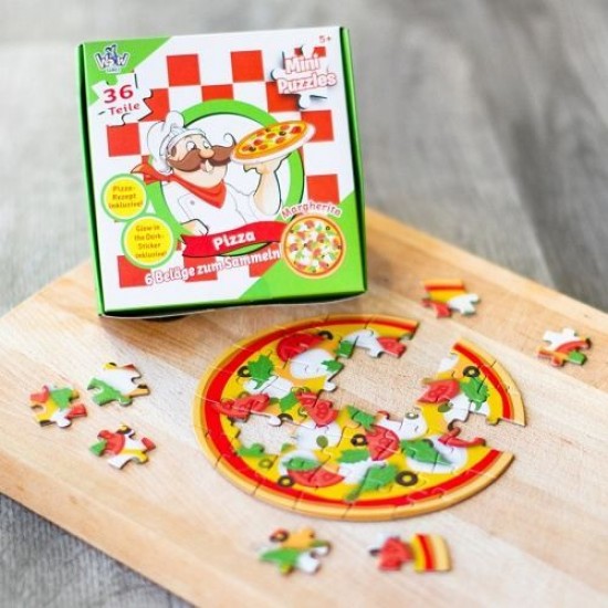 Puzle PIZZA 15 cm - dažādi veidi