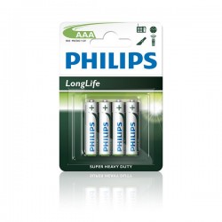 Baterijas Philips R3 AAA Longlife