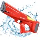 Elektriskā ūdens pistole "Tornado" -  ar uzlādējamu akumulatoru (sarkans)
