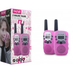 Комплект рации WALKIE TALKIE - РОЗОВЫЙ Комплект рации WALKIE TALKIE - РОЗОВЫЙ