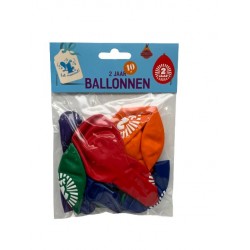 Piepūšamie baloni 10 gab - cipars 2