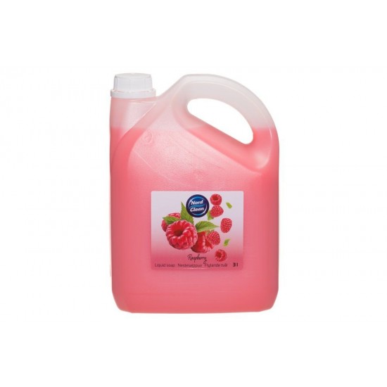 Šķidrās ziepes NORD CLEAN 3L - Raspberry