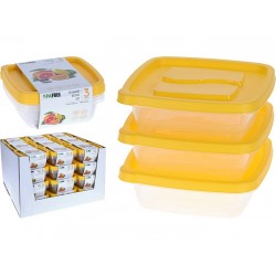 Pārtikas uzglabāšanas kastes komplekts, 3 gab - 990ml Pārtikas uzglabāšanas kastes komplekts, 3 gab - 990ml