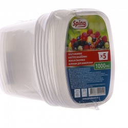 Kastītes saldēšanai SPINO 5x500ml