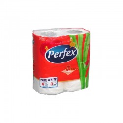 Tualetes papīrs 4 ruļļi, 3-slāņu Tualetes papīrs 4 ruļļi, 3-slāņu