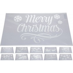 Рождественсикй трафарет, 10 вариантов Рождественсикй трафарет, 10 вариантов