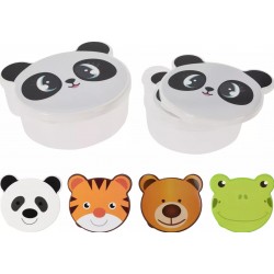 Pārtikas konteineris ar vāku 4 gab Pārtikas konteineris ar vāku 4 gab