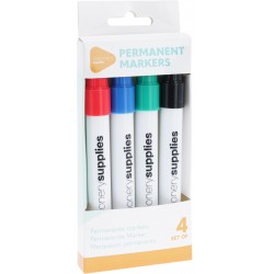 Marķieri permanenta 4 gab Marķieri permanenta 4 gab