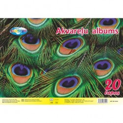 Akvareļu albums A4 20lp.