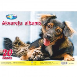 Akvareļu albums A4 20lp. Akvareļu albums A4 20lp.