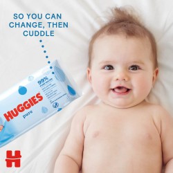 Салфетки Huggies PURE