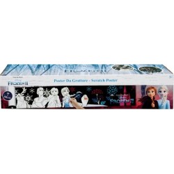 FROZEN Scratch folija plakāts 200x30cm +rakstītājs FROZEN Scratch folija plakāts 200x30cm +rakstītājs