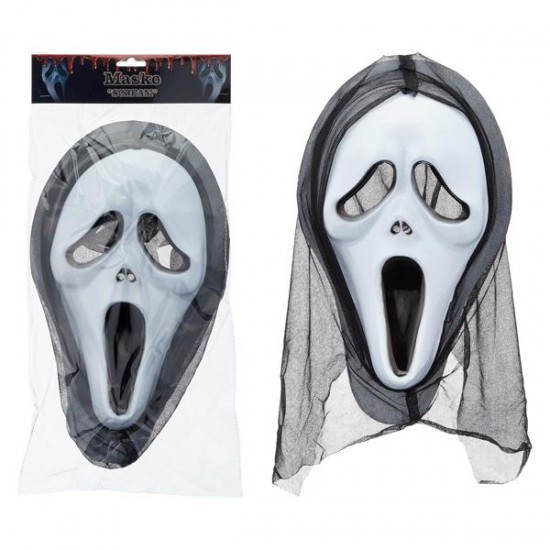 Maska HALLOWEEN - SCARY GHOST/Scream
