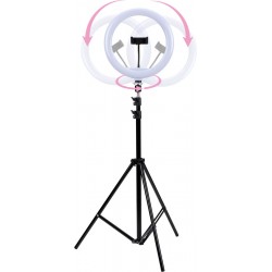 Selfie statīvs SOUNDLOGIC ⌀12" 120 LED Selfie statīvs SOUNDLOGIC ⌀12" 120 LED