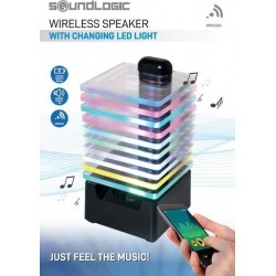 Skaļrunis ar gaismu SOUNDLOGIC 8x8x15cm Skaļrunis ar gaismu SOUNDLOGIC 8x8x15cm