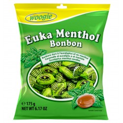 Konfektes ar mentola garšu 175g Euka Menthol Bonbon WOOGIE Konfektes ar mentola garšu 175g Euka Menthol Bonbon WOOGIE
