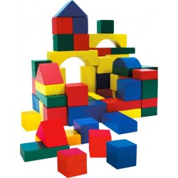 Игрушечные строительные блоки 50 шт. Игрушечные строительные блоки 50 шт.