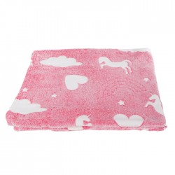 Pleds GLOW 100x150 – UNICORN