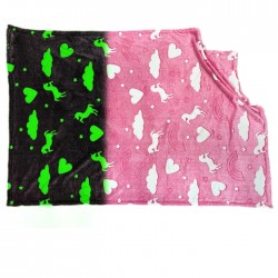 Pleds GLOW 100x150 – UNICORN