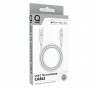 Lādēšanas vads QWARE 1m – USB C / USB LIGHTNING balts