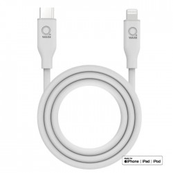 Lādēšanas vads QWARE 1m – USB C / USB LIGHTNING balts Lādēšanas vads QWARE 1m – USB C / USB LIGHTNING balts