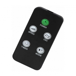 Grīdas ventilators TOWER 50W-  melns ar pultu