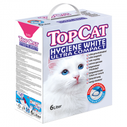 Гранулы Top Cat для кошачьего туалета White Ultra Compact, 6л