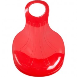 Санки ледянки - с ручкой синий/красный